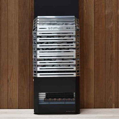 Saunum Air 7 Sauna SS - Electric Heater Package