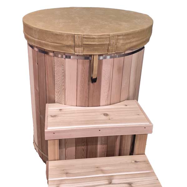 Canadian Timber 38 inch round insulated vinyl cover, detail