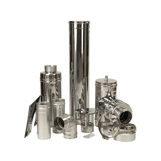 Canadian Timber Chimney Kit, elbow configuration