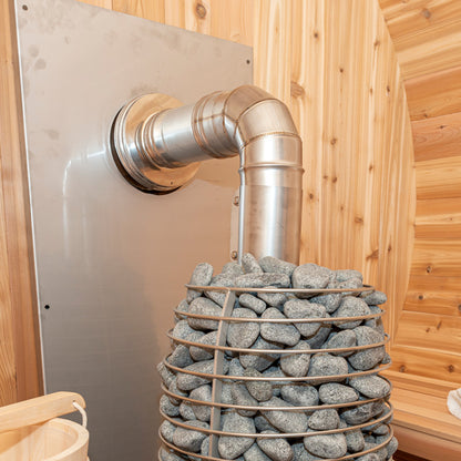 Canadian Timber Chimney Kit, elbow configuration, detail
