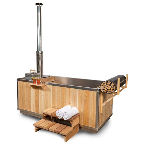 Canadian Timber Starlight Wood Burning Hot Tub — view 3