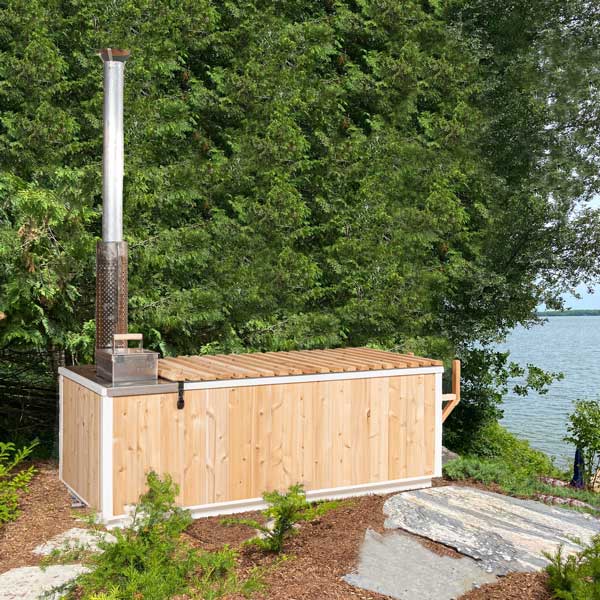 Canadian Timber Starlight Wood Burning Hot Tub — view 6