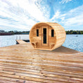 Canadian Timber Elation 4 Person Outdoor Sauna with Porch