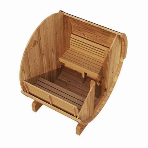 SaunaLife Ergo-series Model E6 Sauna Barrel - 3 Person Sauna