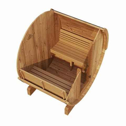 SaunaLife Ergo-series Model E6 Sauna Barrel - 3 Person Sauna