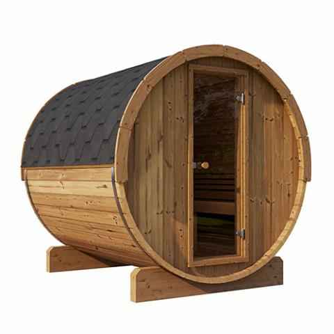 SaunaLife Ergo-series Model E8 - 6 Person Sauna Barrel