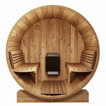 SaunaLife Ergo-series Model E6 Sauna Barrel - 3 Person Sauna