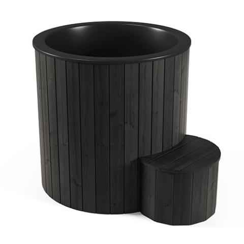 SaunaLife Model S1B 1-Person Cold/Hot Immersion Tub, Black