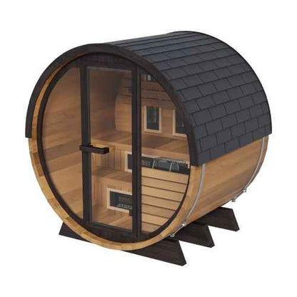 Finnmark Cedar Combination Barrel Sauna FD-6 - 4 Person