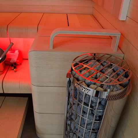 Harvia Cilindro PC80E - Cilindro Half Series 8kW Sauna Heater
