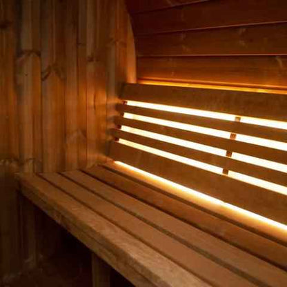 SaunaLife Ergo-series Model E7W - 4 Person Sauna Barrel with rear Window