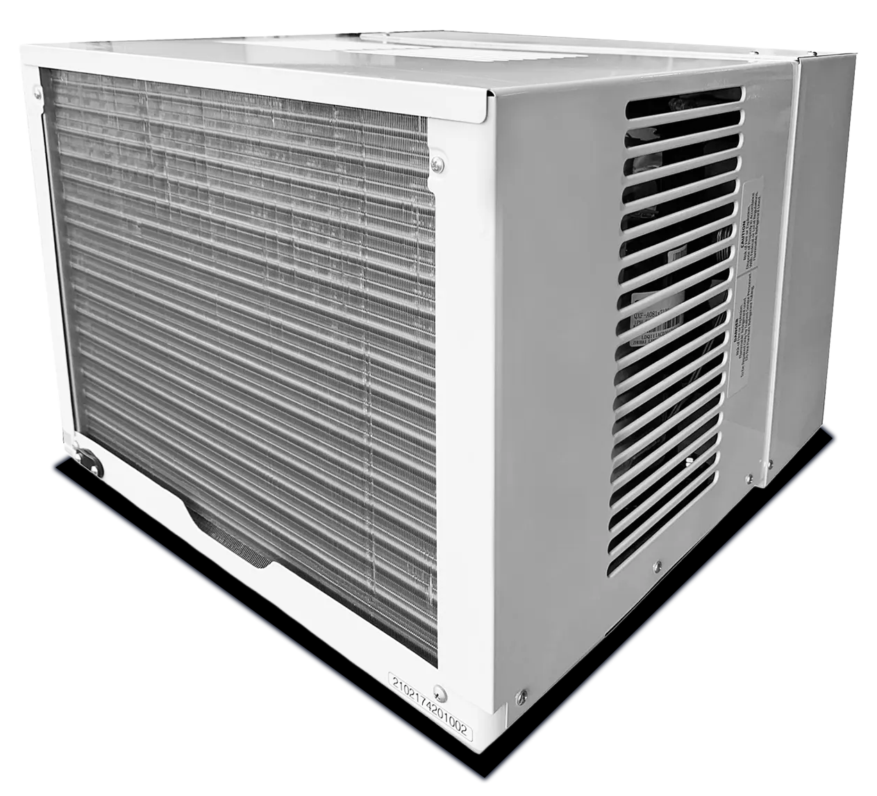 1 HP HE water chiller angled view