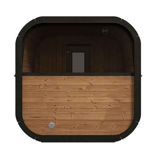 SaunaLife Model CL12GCP Cube-Series Outdoor Home Sauna Suite Kit, Up to 8 Persons