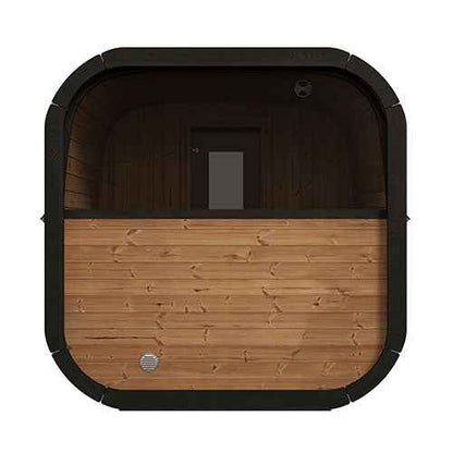 SaunaLife Model CL12GCP Cube-Series Outdoor Home Sauna Suite Kit, Up to 8 Persons