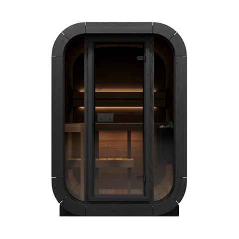 SaunaLife Model CL3G Cube-Series - 2 Person Sauna with glass front