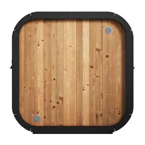 SaunaLife Model CL4G Cube-Series - 3 Person Sauna with glass front