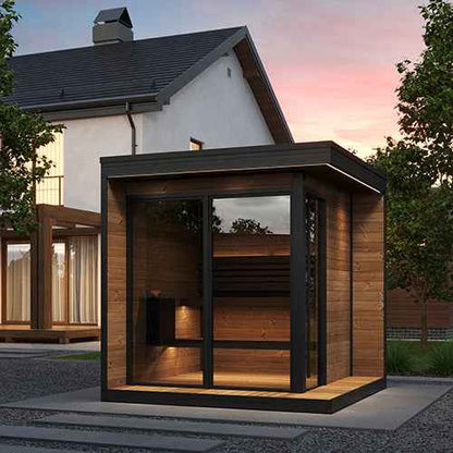 SaunaLife GL6 Outdoor Sauna Kit | 6 Person Sauna