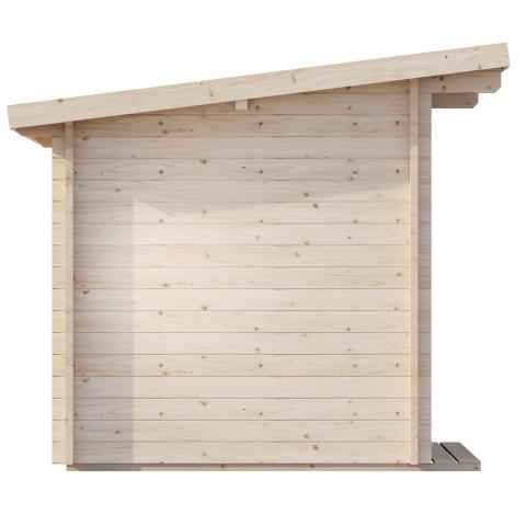 SaunaLife Garden-Series Model G4 Outdoor Home Sauna Kit - 6 Person Sauna