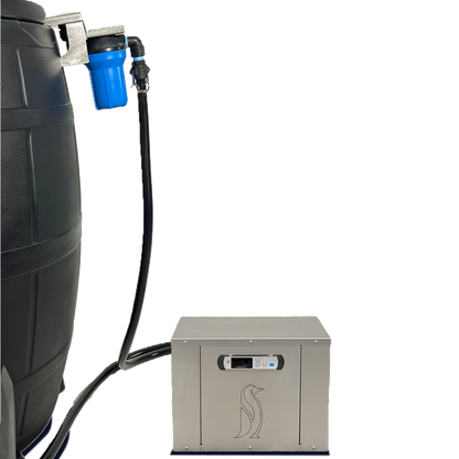 Penguin Chillers barrel bracket fitted to an Ice Barrel