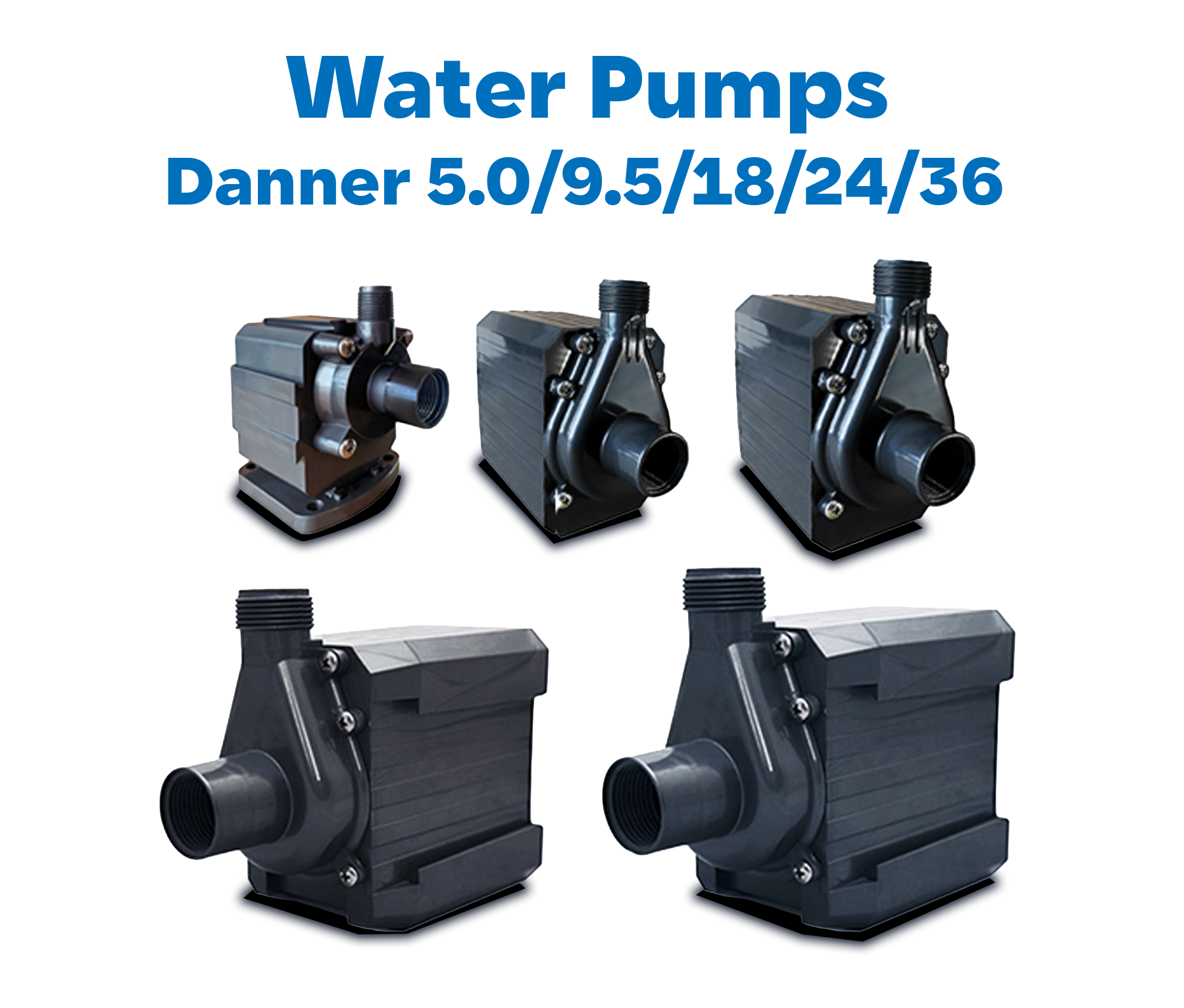 Danner Mag Drive water pump size range