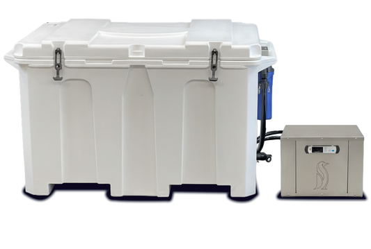 Penguin Chillers Cold Therapy Chiller and insulated tub combo