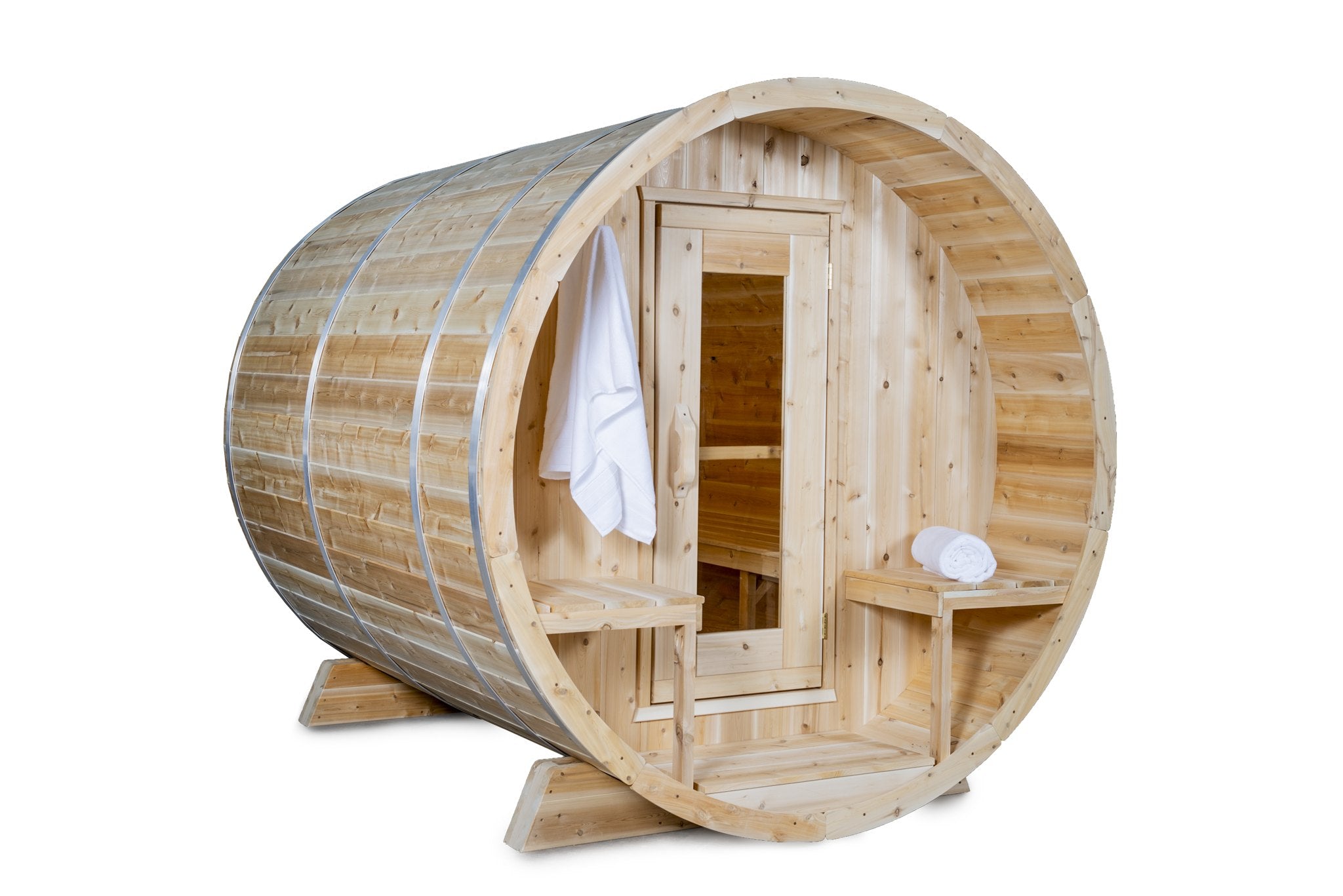 Canadian Timber Serenity 4-6 Person Barrel Sauna — view 4