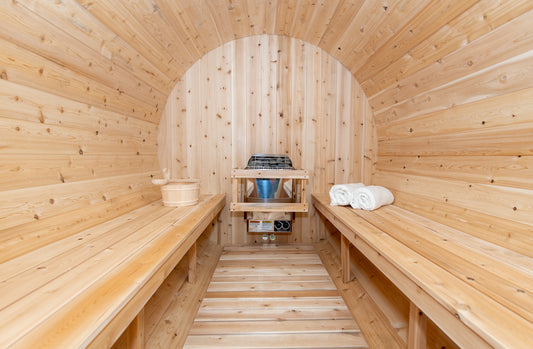 Canadian Timber Tranquility 6-8 Person Barrel Sauna — view 1