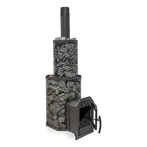 Cozy Heat Thru-Wall Sauna Heater Wood-Burning Sauna Stove, Up to 18kW