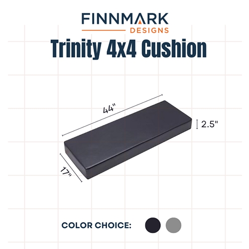 Finnmark FD-4 Combination Sauna Cushion, Trinity 4x4, Marine Grade Vinyl