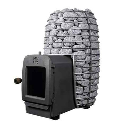 HUUM HIVE Heat 12 LS - HIVE Heat 12.0kW Wood-Fired Sauna Stove w/Firebox Extension