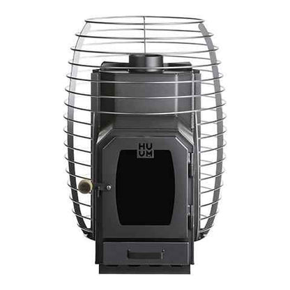 HUUM HIVE Wood 17 LS - HIVE Wood Series 17.0kW Wood-Fired Sauna Stove w/ Firebox Extension