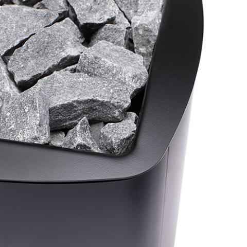 Narvi NC Black Wood-Burning Sauna Stove, Up to 17kW