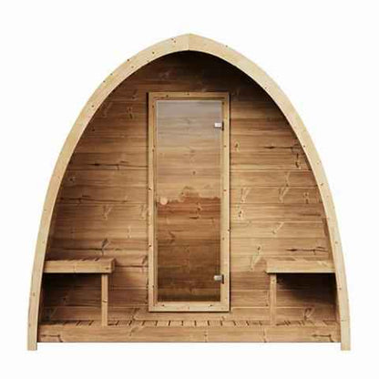 SaunaLife Garden-Series Model G3 - Outdoor Home Sauna Kit - Up to 6 persons