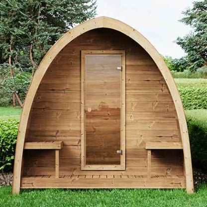 SaunaLife Garden-Series Model G3 - Outdoor Home Sauna Kit - Up to 6 persons