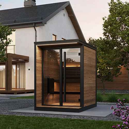 SaunaLife GL4 Outdoor Sauna Kit | 4 Person Sauna