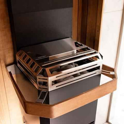 Saunum AIR L 13 - Air Series, 13kW Sauna Heater w/Climate Equalizer, Black