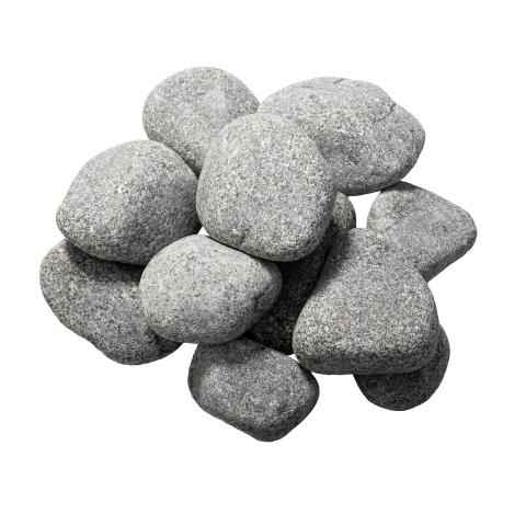 Saunum Heater Stones - Sauna Heater Stones, Rounded Olivine, 5-10cm, 33lbs