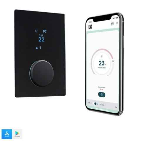HUUM UKU Glass Sauna Heater Control with WiFi, Digital On/Off, Time,Temp, Glass